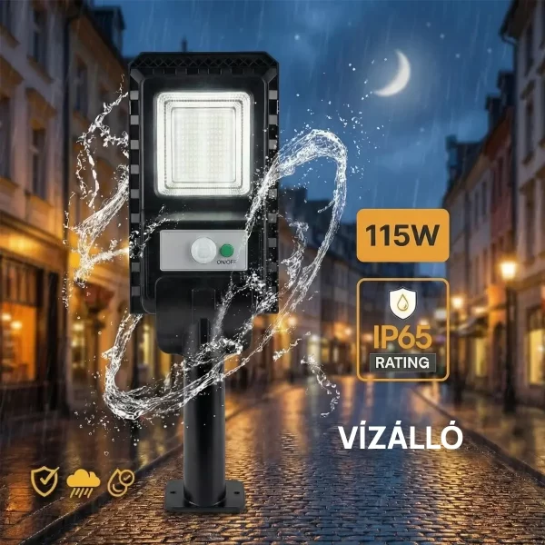 115W SOLAR LED LAMP – lighting without electricity